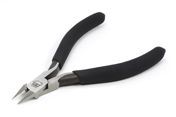 TAMIYA 74123 Sharp Pointed Side Cutter for Plastic (Slim Jaw)