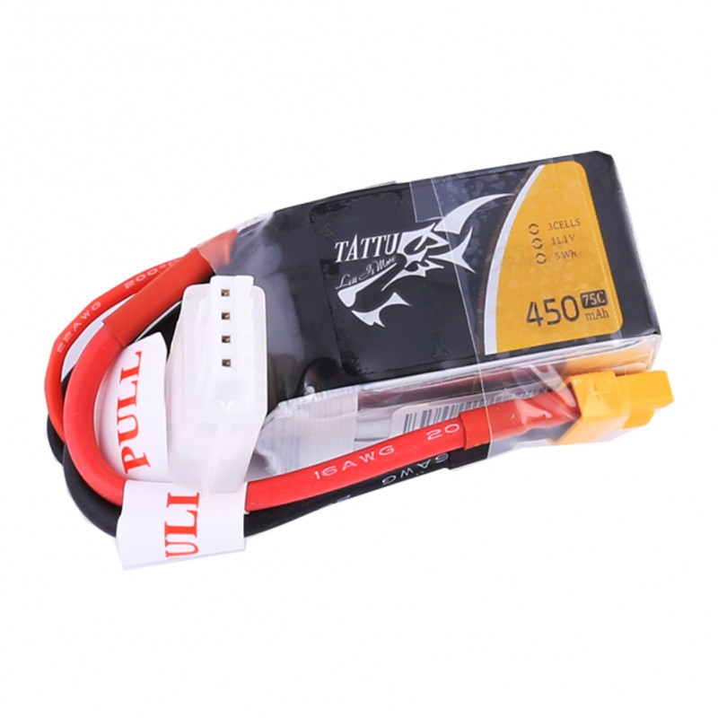Tattu 450mAh 3S 75C XT30