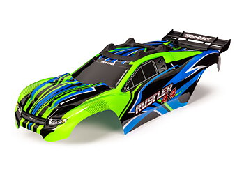 Body Rustler 4x4 Green &amp; Blue Painted