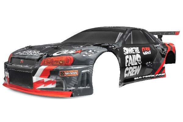 HPI HP120156 FAIL CREW NISSAN SKYLINE R34 GT-R BODY (200MM)