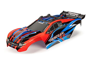 Body Rustler 4x4 Red &amp; Blue Painted