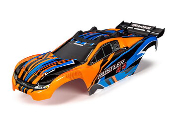 Body Rustler 4x4 Orange &amp; Blue Painted