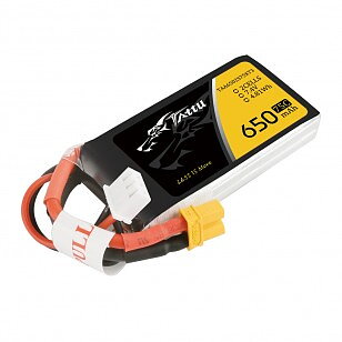 Tattu 650mAh 2S 75C XT-30