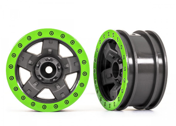 Traxxas 428180-GRN Wheels TRX-4 Sport 2.2 Green (2)