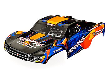 Body Slash 2WD/4x4 Orange &amp; Blue Painted