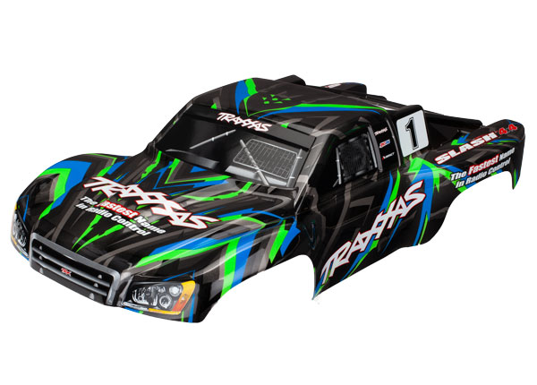 Traxxas 6816G Kaross Slash 4x4 Grön*