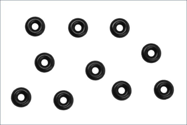 Kyosho ORG02BK Silicone O-Ring P2 Black (10) Kyosho