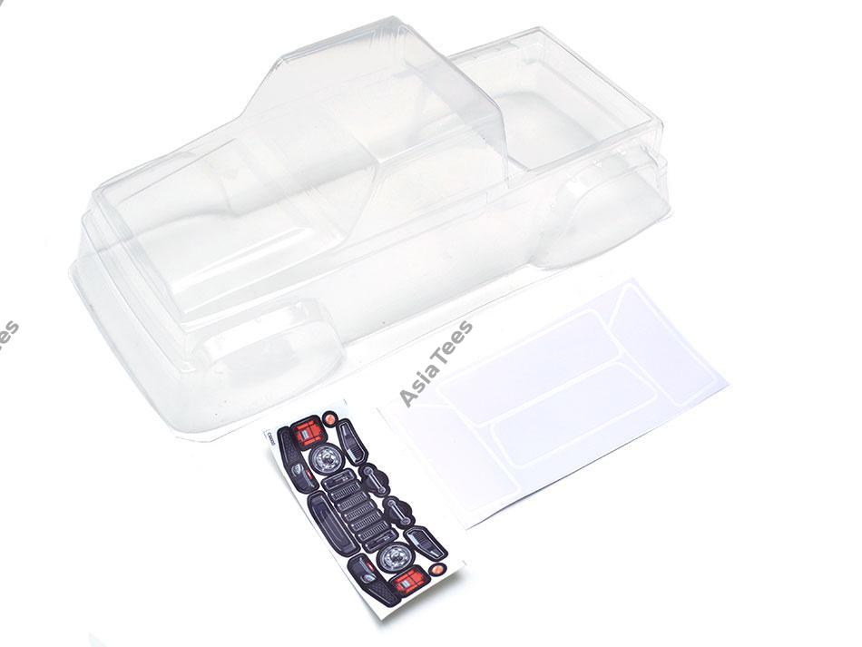Team C Samurai Rock Crawler Body 295mm Olackad