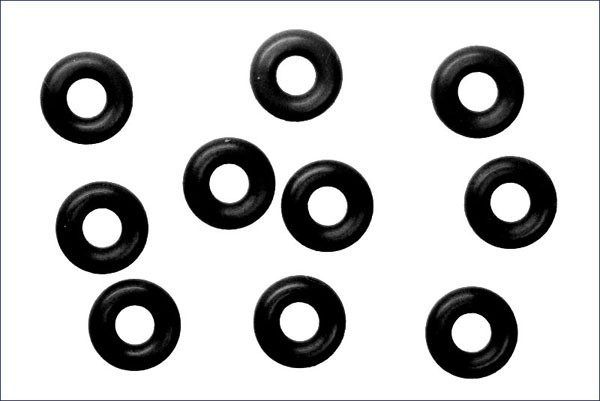 Kyosho ORG03BK Silicone O RING P3 Black (10) Kyosho
