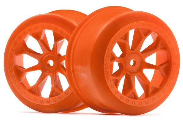 HPI HP120134 8-SHOT SC WHEEL (ORANGE/2PCS)