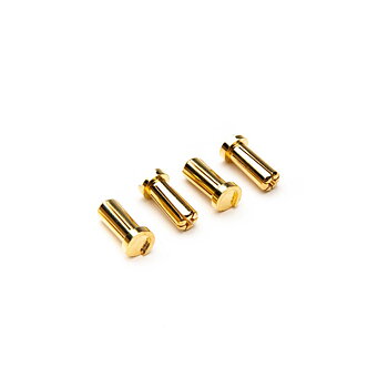 Dynamite 5mm Low Profile Bullet Connectors (4)