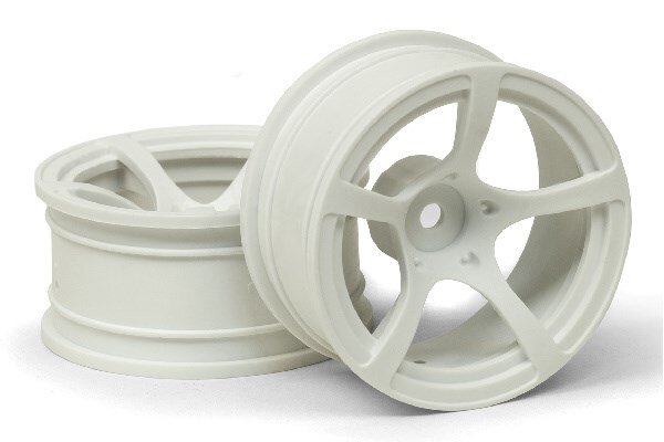 HPI HP120205 D5 WHEEL WHITE (9MM/2PCS)