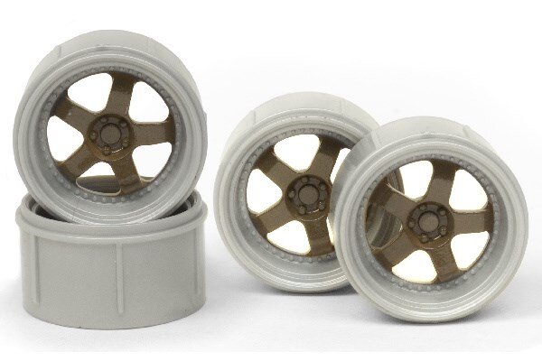 HPI HP120171 WORK MEISTER S1 WHEEL OLIVE (MICRO RS4/4PCS)