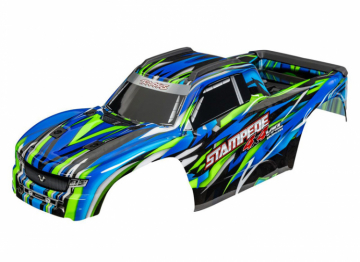 Traxxas 429014-GRN Body Stampede 4x4 VXL Green Clipless