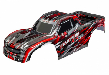 Traxxas 429014-RED Body Stampede 4x4 VXL Red Clipless