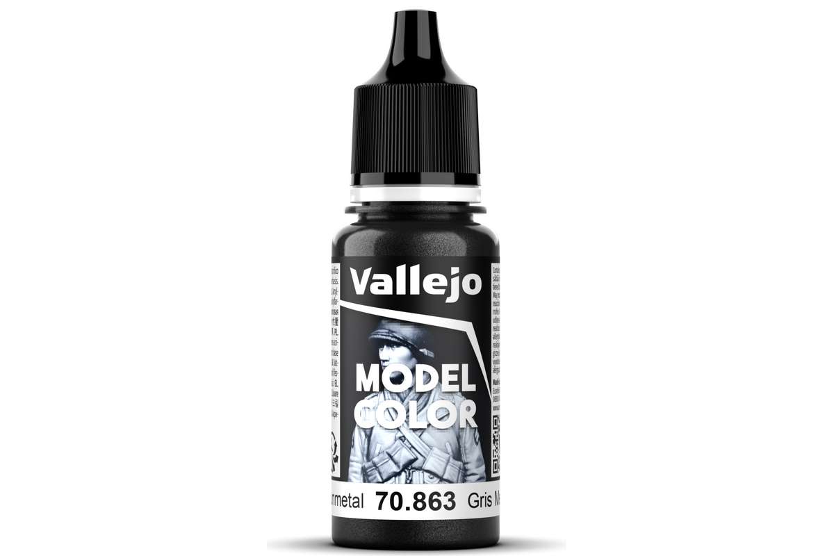Vallejo 70863 Gunmetal grey metallic 17ml/18ml