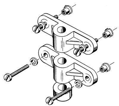 Du-Bro 156 Nosställfäste nylon 5/32 4 mm - 2