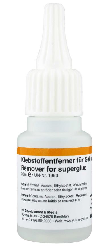 Adhesive remover  needle cap  20ml