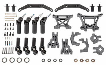 Traxxas 9080-GRAY Uppgradering Extreme Heavy Duty Grå Hoss, Rustler, Slash, Raptor R - 4x4