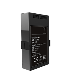 Batteri 6700mA Svart