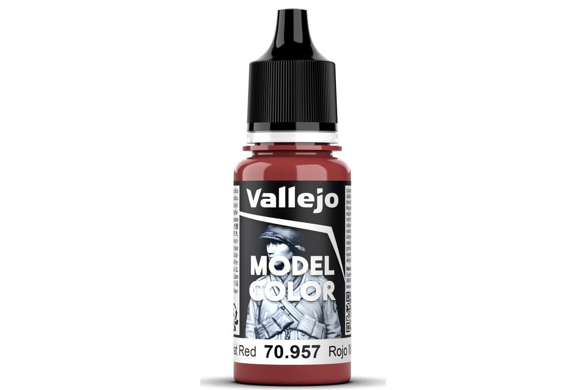 Vallejo 70957 Flat red mat 17ml/18ml