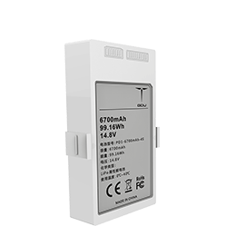 Batteri 6700mA Vit