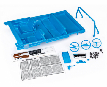 Traxxas 9114-BLUE Interiör Chevy Blazer '69-72 Blå