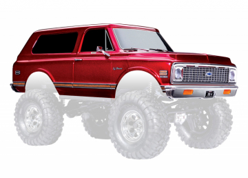 Traxxas 429130-RED Body Chevrolet Blazer '72 Red Complete