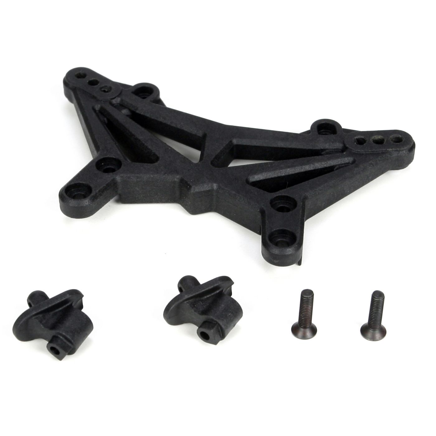 TLR TLR1102 Shock Tower & Body Mounts, Front: 22T