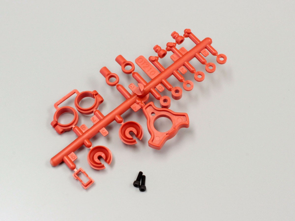 Kyosho OT210R Shock Plastic Parts Set Optima (Rouge)