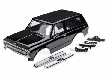 Traxxas 9131-BLK Kaross Chevy Blazer '69 Svart Clipless Komplett