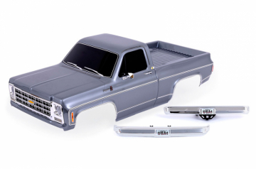 Traxxas 429212-SLVR Body Chevrolet K10 (1979) Complete Silver