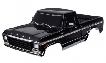 Traxxas 429230-BLK Body Ford F-150 (1979) Complete Black