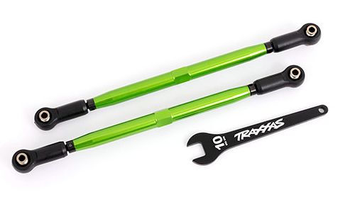 Toe Links Front Alu Green (2) X-Maxx WideMaxx, XRT