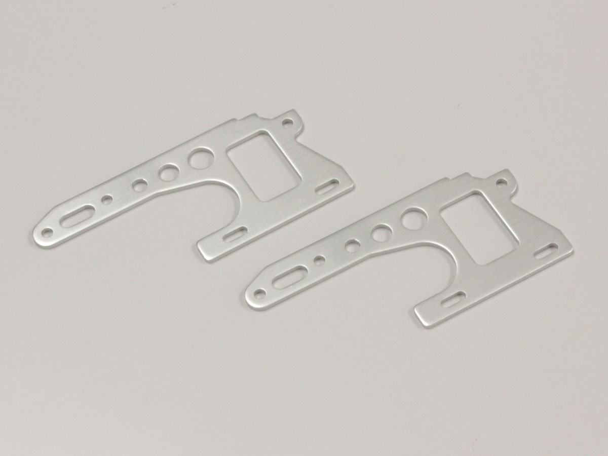 Kyosho OT214S Front side plate set Kyosho Optima (2) Silver