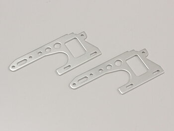 Kyosho OT214S Front side plate set Kyosho Optima (2) Silver