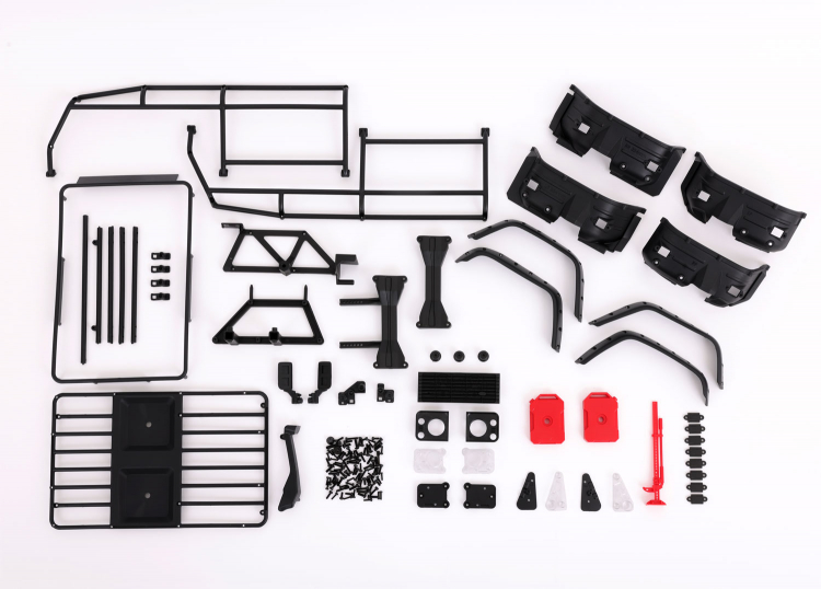 Body Land Rover Defender Complete Transparent - 3