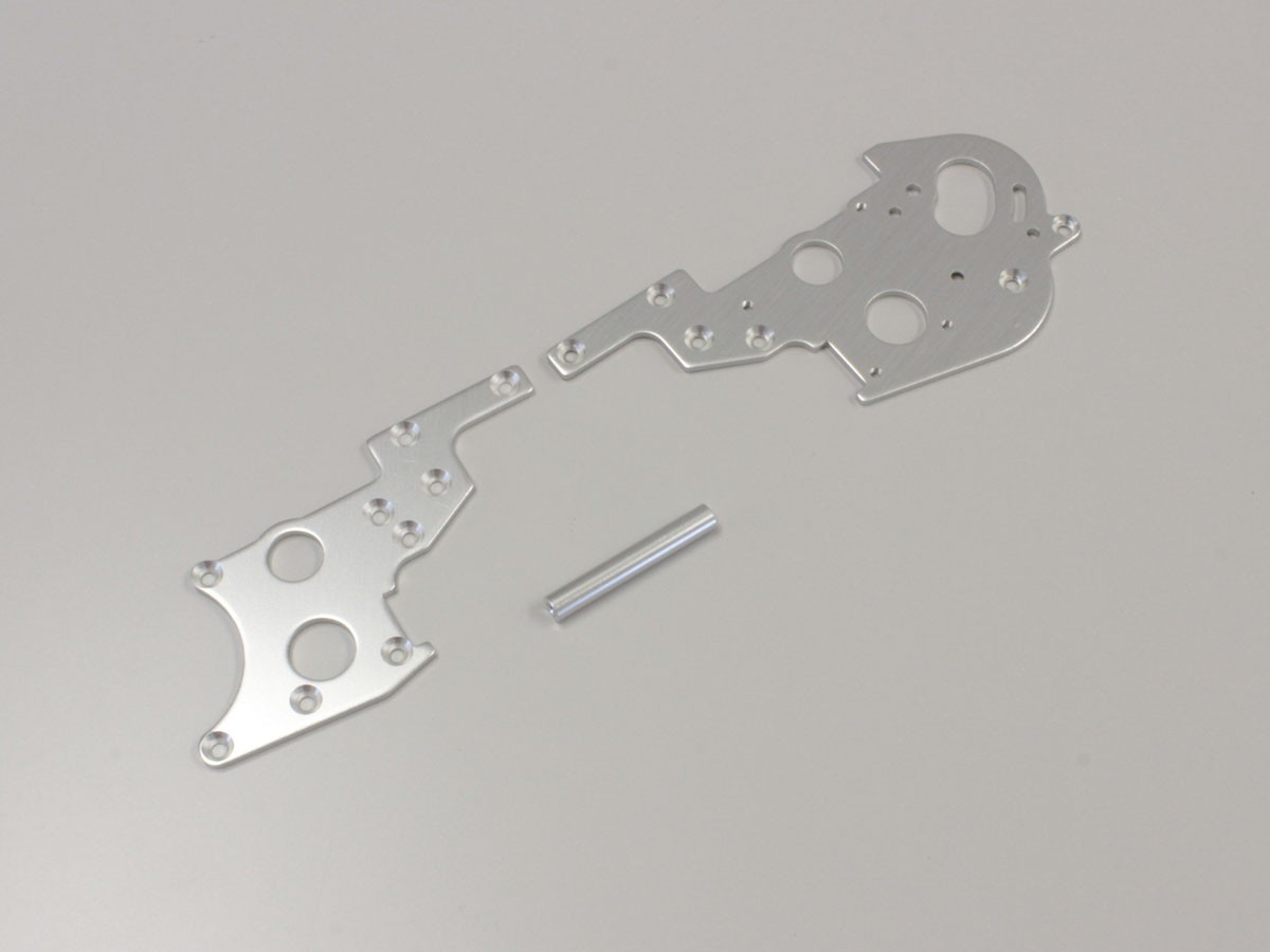 Kyosho OT215S Rear side plate set Kyosho Optima (2) Silver