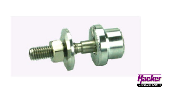 Hacker Prop Adapter 5,0/6mm Long, for Para-RC Double-Propeller