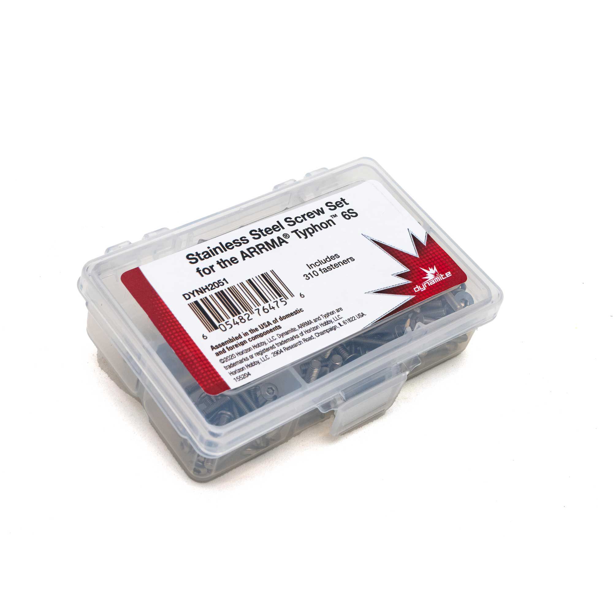 Dynamite Stainless Steel Screw Set: Arrma Typhoon 6S