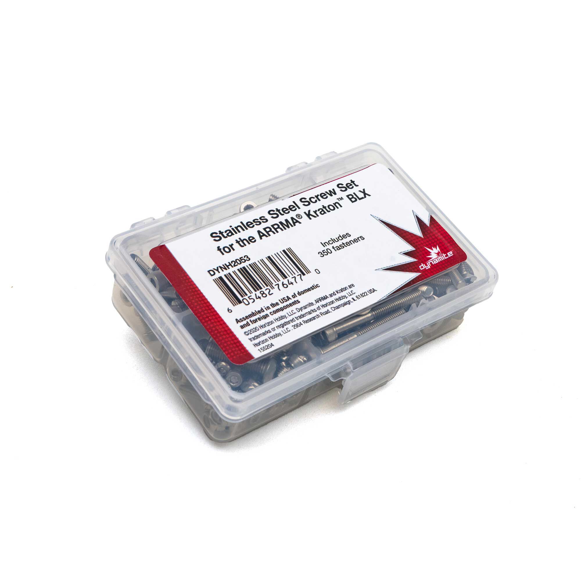 Dynamite Stainless Steel Screw Set: Arrma Kraton BLX