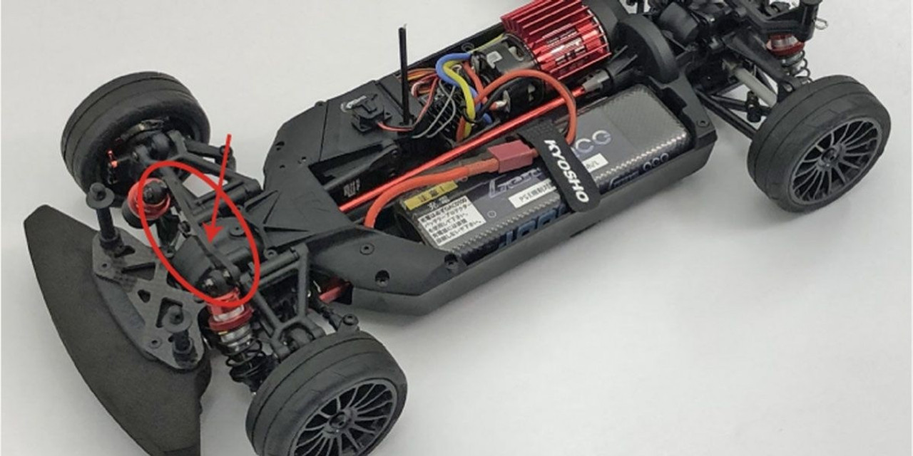 Kyosho FAW222 Carbon Front Shock Stay Fazer 2.0 - 2