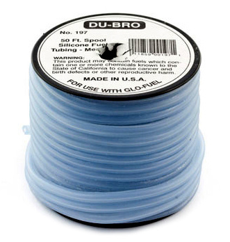 Du-Bro 197 Silikonslang medium 15 m rulle