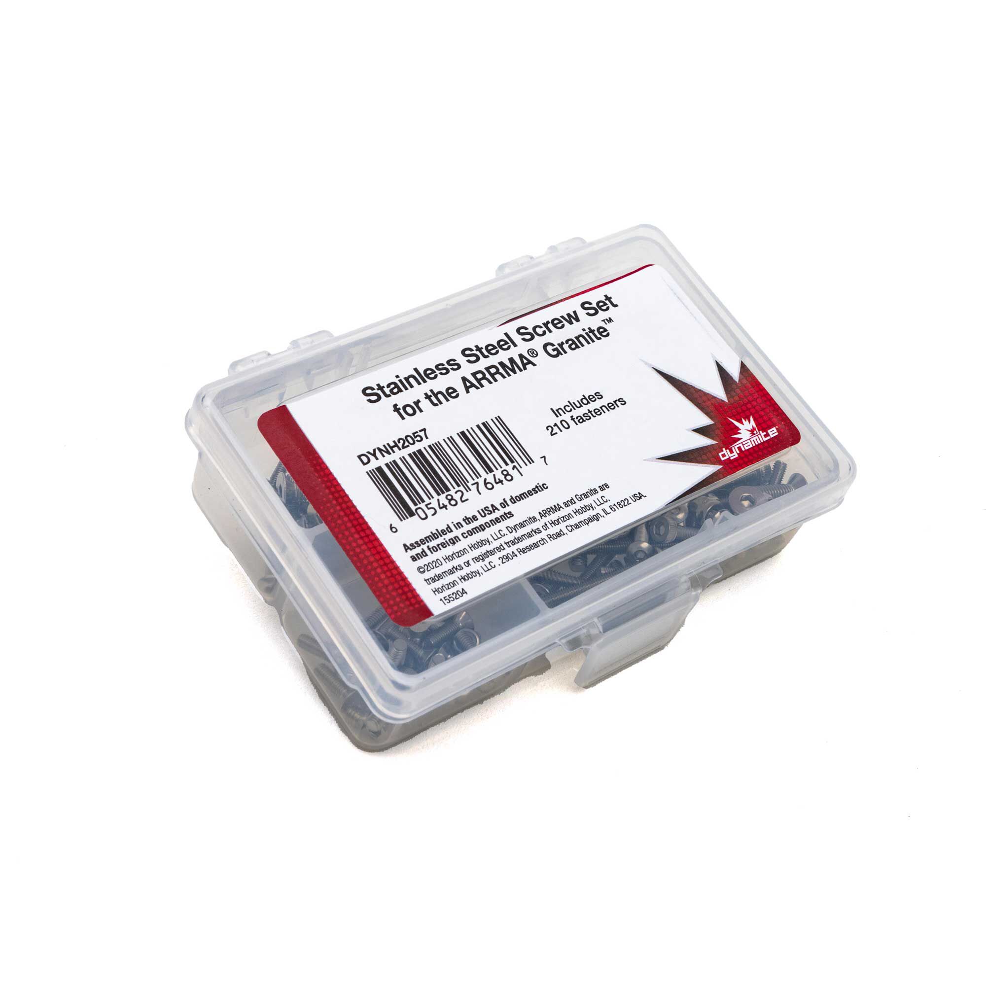 Dynamite Stainless Steel Screw Set: Arrma Granite