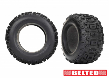 Traxxas 429571 Tires Sledgehammer Belted 3.8'' (2)