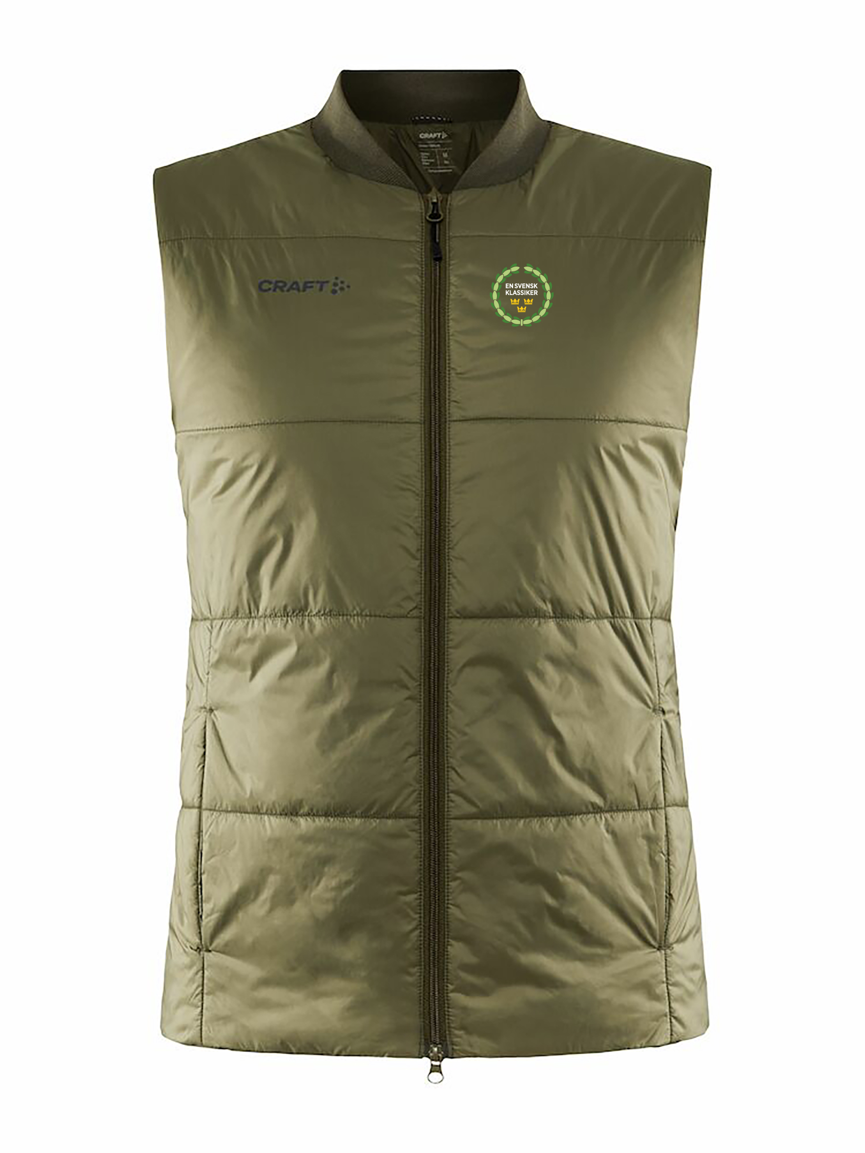 En Svensk Klassiker,Craft Core light padded vest.Dammodell.