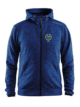 En Svensk Klassiker Halva,Full zip hood herr (Craft) m.brodyr.