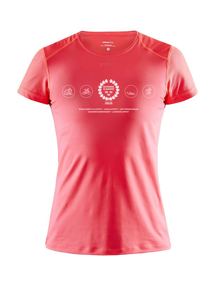 En Svensk Klassiker Halva,Funktions T-shirt dam  (Craft)
