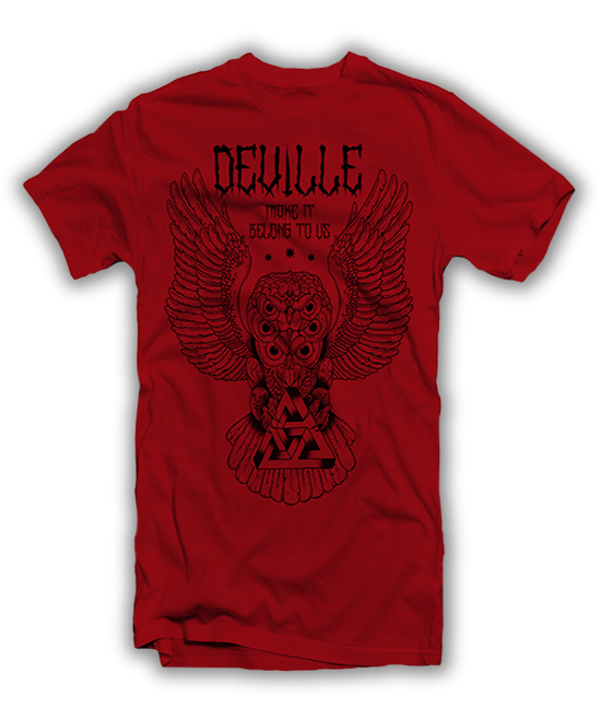 Deville - Bird shirt - Red