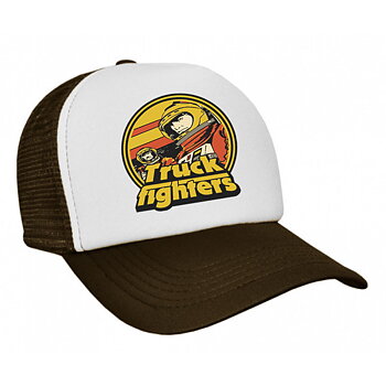 Gravity X Trucker Cap  (unisex/brown&white)